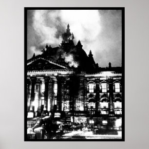 Reichstag_Warの非常に熱いイメージの消防士の仕事 ポスター
