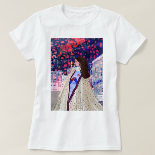 Reign LeeMariieの創造的なデザイン Tシャツ (デザイン正面)