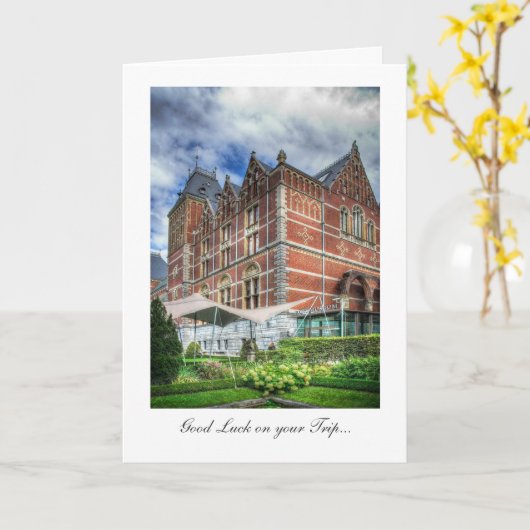 Reijks Museum, Amsterdam – 旅の幸運 カード (黄色い花)