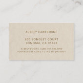 Reiki Energy Healer Lotus Flower 名刺 (裏面)