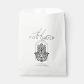 Reiki Master Hamsa Hand Evil Eye Yoga Therapist フェイバーバッグ (正面)