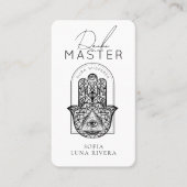 Reiki Master Hamsa Hand Evil Eye Yoga Therapist 名刺 (正面)
