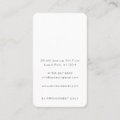 Reiki Master Hamsa Hand Evil Eye Yoga Therapist 名刺 (裏面)