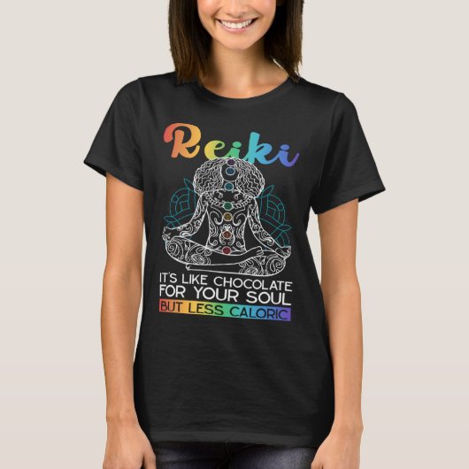 Reiki Practitioner And Lightworker Energy Healer Tシャツ (正面)
