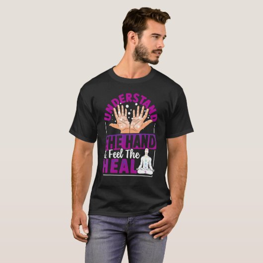 Reiki Practitioner for an Energy Healer Tシャツ (正面フル)