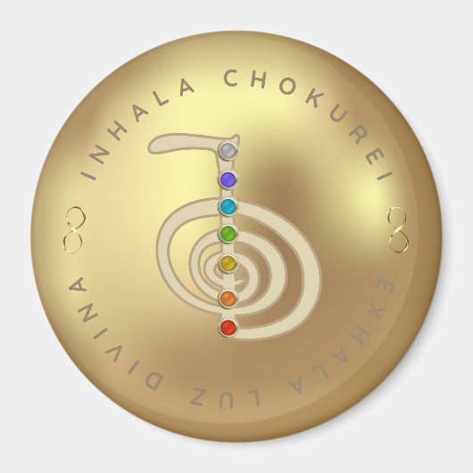 Reiki símbolo CHOKUREI マグネット (正面)