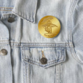 Reiki símbolo del Maestro dorado 缶バッジ (インサイチュ)