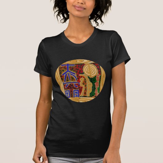 ReikiHealingSymbolエンブレムby Navin Joshi Tシャツ (正面)