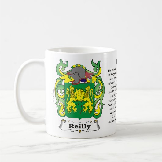 Reilly、歴史、意味および頂上のマグ コーヒーマグカップ (左)