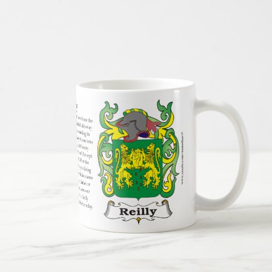 Reilly、歴史、意味および頂上のマグ コーヒーマグカップ (右)