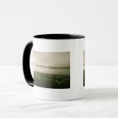 Reimei (夜明け)のコーヒー・マグ私I--海の日の出 マグカップ (正面左)