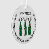 Rein-Beers Tree Ornament – A Hoppy Christmas Twist オーナメント (正面)