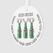 Rein-Beers Tree Ornament – A Hoppy Christmas Twist オーナメント (正面)