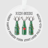 Rein-Beers Tree Ornament – A Hoppy Christmas Twist オーナメント (正面)