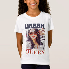 Reina de la Ciudad - Para niñas Tシャツ