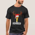 Reinbeer Santa Claus Reindeer Beer おもしろい Christmas Tシャツ<br><div class="desc">Reinbeer Santa Claus Reindeer Beer おもしろい Christmas</div>