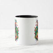 Reindeer an wreath Mug マグカップ (中央)