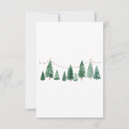 Reindeer Baby Shower Diaper Raffle 出欠カード (裏面)