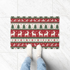 Reindeer Christmas Doormat ドアマット