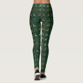 Reindeer Christmas Leggings レギンス (裏面)