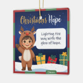 Reindeer Christmas Ornament セラミックオーナメント (左)