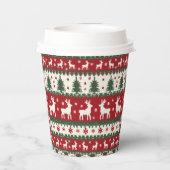 Reindeer Christmas Paper Cup 紙コップ (裏面)