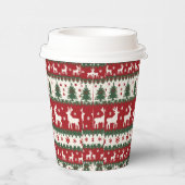 Reindeer Christmas Paper Cup 紙コップ (右)