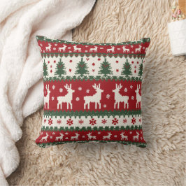 Reindeer Christmas Pillow クッション