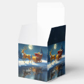 Reindeer Christmas Sleigh Holiday Favor Box フェイバーボックス (オープン)