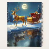 Reindeer Christmas Sleigh Holiday Planner プランナー手帳 (裏面)