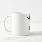 Reindeer Christmas T-shirt コーヒーマグカップ (左)