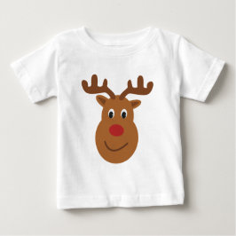 Reindeer Christmas T-shirt ベビーTシャツ