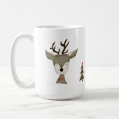 Reindeer Coffee Mug | Holiday | 15 oz | Ceramic コーヒーマグカップ (左)