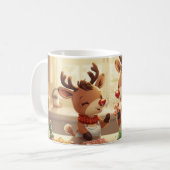 “Reindeer Cookie Magic Mug” コーヒーマグカップ (正面左)