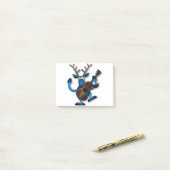 Reindeer Dancing Guitar Instrument Christmas Noel. ポストイット (デスク上)