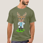 Reindeer Doctor Stethoscope Tシャツ (正面)