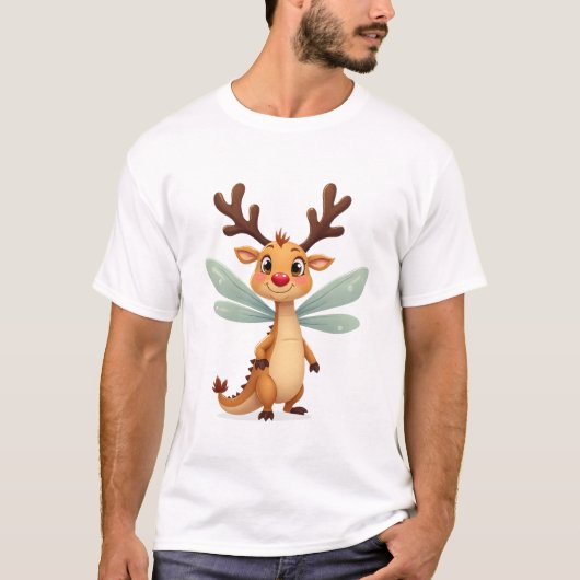 Reindeer Dragonfly Tシャツ (正面)