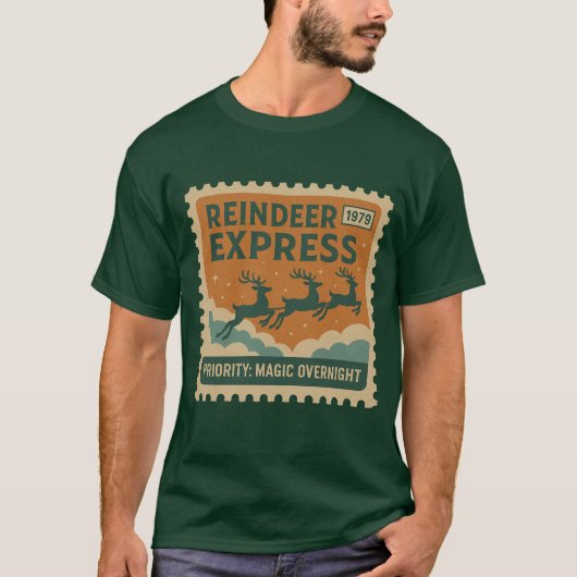 Reindeer Express – 1979 Holiday Route Tシャツ (正面)