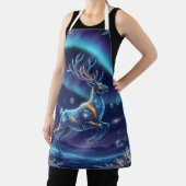 Reindeer Galaxy – Magical Christmas Night エプロン (インサイチュ)