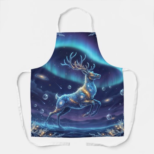 Reindeer Galaxy – Magical Christmas Night エプロン (正面)