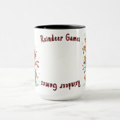 Reindeer Games Mug - Holiday Gift マグカップ (中央)