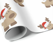 Reindeer gift wrap ラッピングペーパー (ロールコーナー)