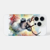 Reindeer in a Colorful Wilderness 120724AREF123 -  iPhoneケース (裏面横)