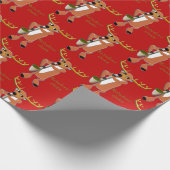 Reindeer Jazz Wrapping Paper ラッピングペーパー (角)
