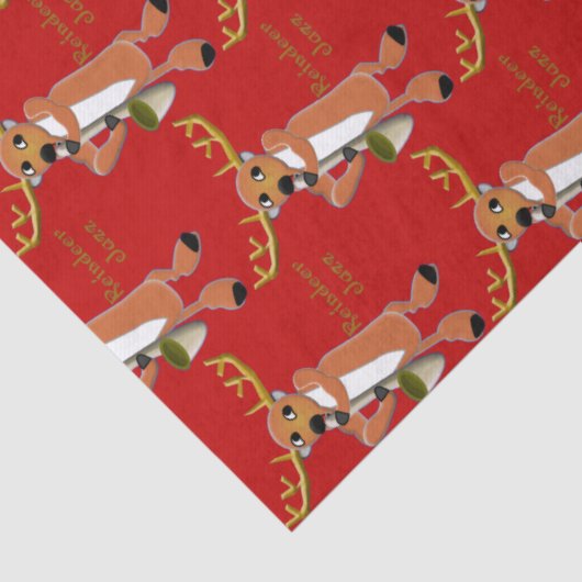 Reindeer Jazz Wrapping Paper 薄葉紙 (詳細)