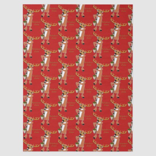 Reindeer Jazz Wrapping Paper 薄葉紙 (正面)