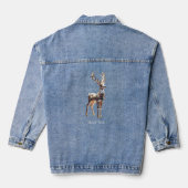 Reindeer Jewels Christmas Denim Jacket デニムジャケット (裏面)