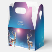 Reindeer Jewels Christmas Holiday Gift Box フェイバーボックス (オープン)