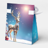 Reindeer Jewels Christmas Holiday Gift Box フェイバーボックス (裏面サイド)