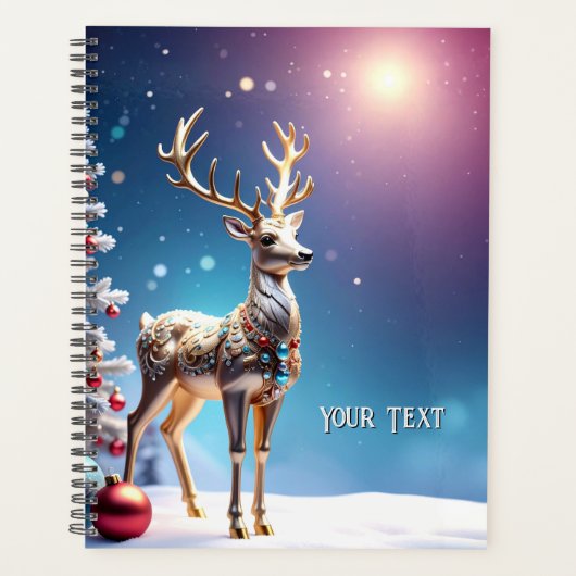 Reindeer Jewels Christmas Holiday Planner プランナー手帳 (正面)